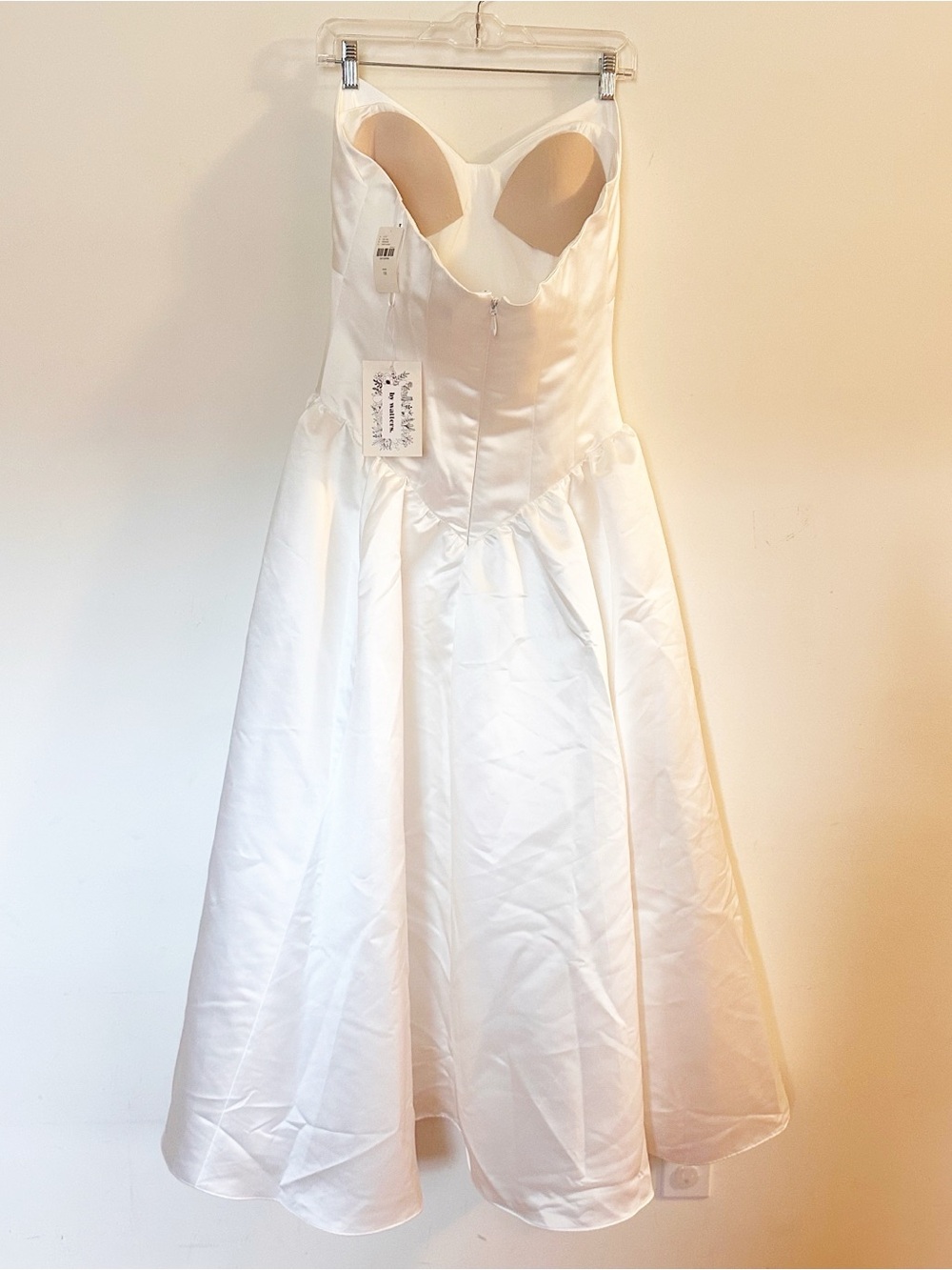 Anthropologie Watters Rickey Strapless Basque-Waist A-Line Midi Dress - Picture 7 of 15